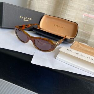 Bulgari Tortoise Shell Sunglasses for women
